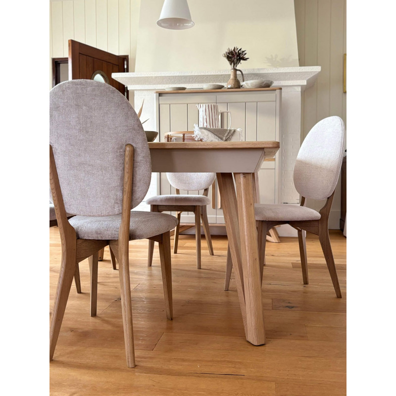 CHAISE FRANÇAISE MÉDAILLON CONTEMPORAIN ALVA