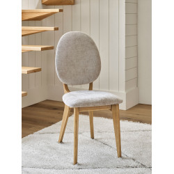 CHAISE FRANÇAISE MÉDAILLON CONTEMPORAIN ALVA