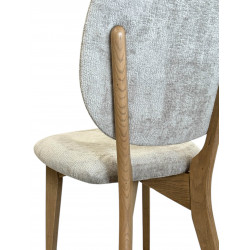 CHAISE FRANÇAISE MÉDAILLON CONTEMPORAIN ALVA