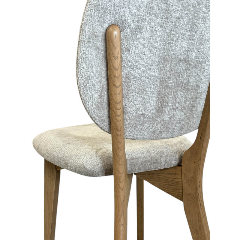 CHAISE FRANÇAISE MÉDAILLON CONTEMPORAIN ALVA