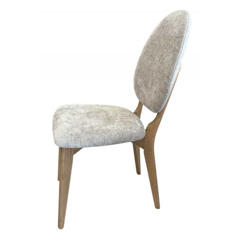 CHAISE FRANÇAISE MÉDAILLON CONTEMPORAIN ALVA