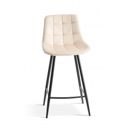 TABOURET SNACK EN VELOURS COLORÉ JUTA