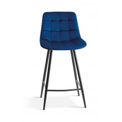 TABOURET SNACK EN VELOURS COLORÉ JUTA