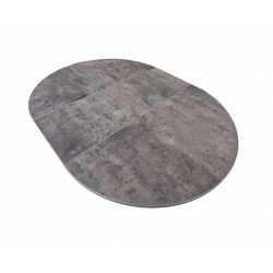 TABLE DE CUISINE RONDE LASER EXTENSIBLE ARDOISE PROMOTION