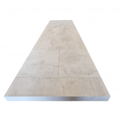 TABLE EXTENSIBLE POST EN STRATIFIÉ BEIGE PROMOTION