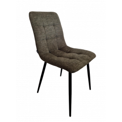 LOT 2 CHAISES DE CUISINE GARNIE DESIGN LISBOA TISSU VERT