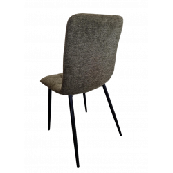 LOT 2 CHAISES DE CUISINE GARNIE DESIGN LISBOA TISSU VERT