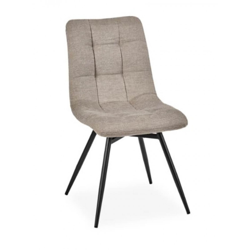 CHAISE EN TISSU DÉCO NARBONNE TAUPE