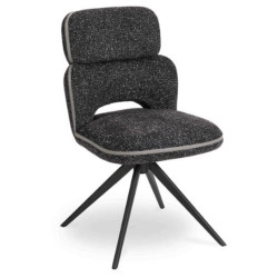 CHAISE COSY MODERNE LEILA GRIS