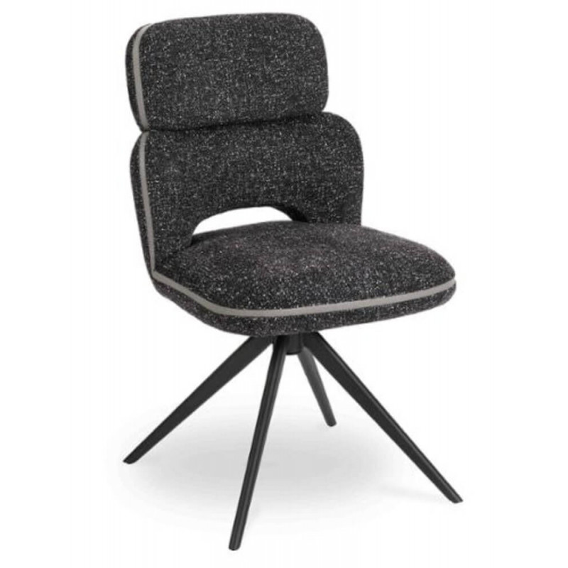 CHAISE COSY MODERNE LEILA GRIS