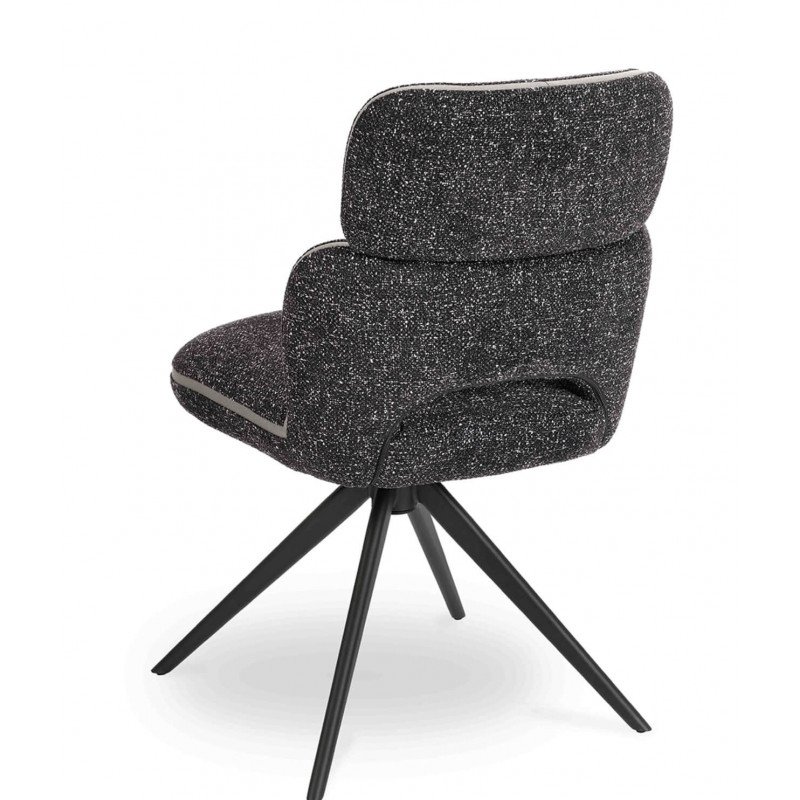 CHAISE COSY MODERNE LEILA GRIS