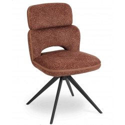 CHAISE COSY MODERNE LEILA TERRACOTTA