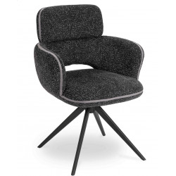 FAUTEUIL COSY MODERNE LEILA ANTHRACITE