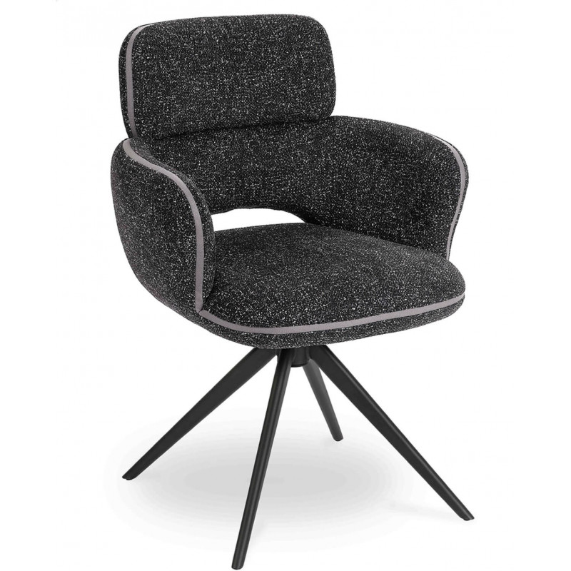 FAUTEUIL COSY MODERNE LEILA ANTHRACITE