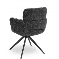 FAUTEUIL COSY MODERNE LEILA ANTHRACITE