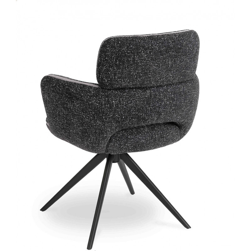 FAUTEUIL COSY MODERNE LEILA ANTHRACITE