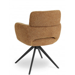 FAUTEUIL COSY MODERNE LEILA MOUTARDE