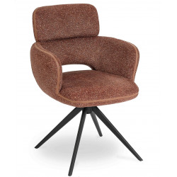 FAUTEUIL COSY MODERNE LEILA TERRACOTTA