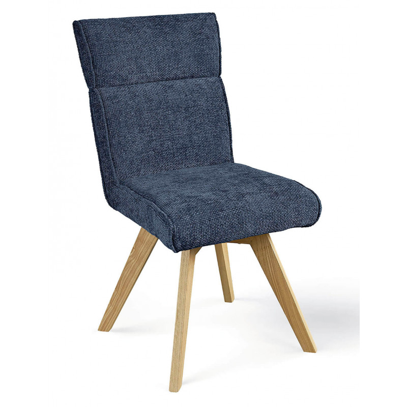 CHAISE EN TISSU MODERNE ET BOIS LAURIE