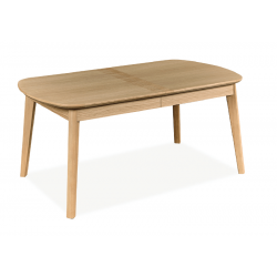 PETITE TABLE EN BOIS EXTENSIBLE ANGLES ARRONDIS CHLOÉ