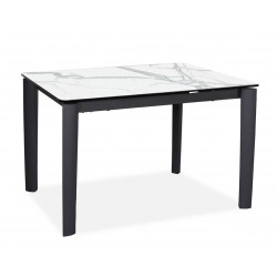 PETITE TABLE DE CUISINE EN CÉRAMIQUE MARBRE LÉANDRE