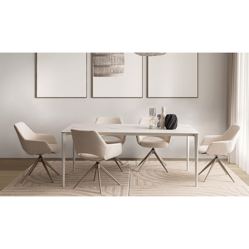 TABLE EN CÉRAMIQUE DE SALLE À MANGER REIJA