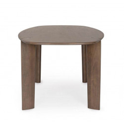 TABLE DE BUREAU OVALE EN BOIS DE MANGUIER STERLING