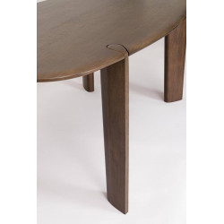 TABLE OVALE EN BOIS DE MANGUIER STERLING