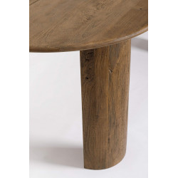 TABLE OVALE EN BOIS DE MANGUIER ORLANDO