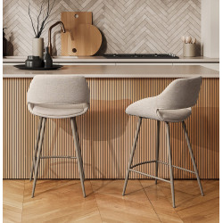 CHAISE D'ÎLOT EN TISSU FLORENCE