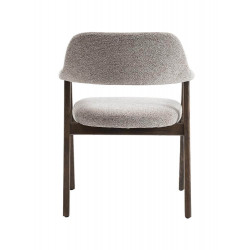 FAUTEUIL EN CHÊNE ET TISSU SCANDINAVE CORALIE